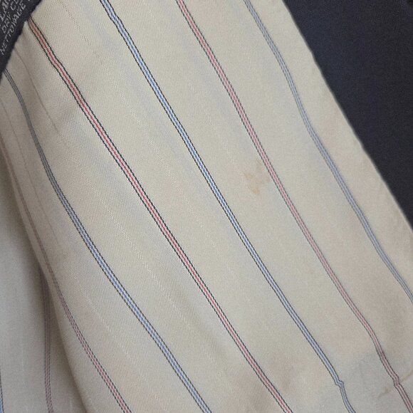 Vintage 90s Denomme Vincent Canadian designer pure wool blue jacket blazer - Picture 13 of 13